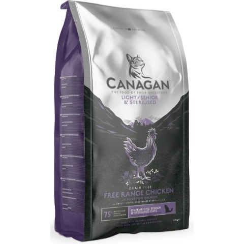 Canagan Light Senior Sterilised Karma sucha dla kota seniorów 375g