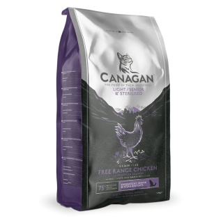 Canagan Light Senior Sterilised Karma sucha dla kota seniorów o niższej zawartości tłuszczu i kalorii 1,5 kg