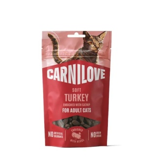 Carnilove Cat Snack - Indyk z kocimiętką 50g