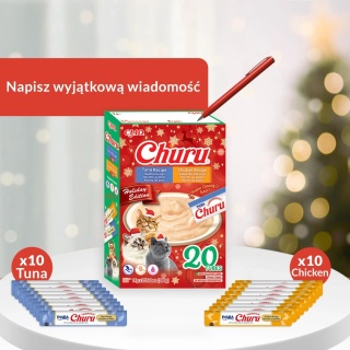 INABA CHURU Box Limitowana Edycja Kremowe przysmaki dla kotów 20x14g (280g)