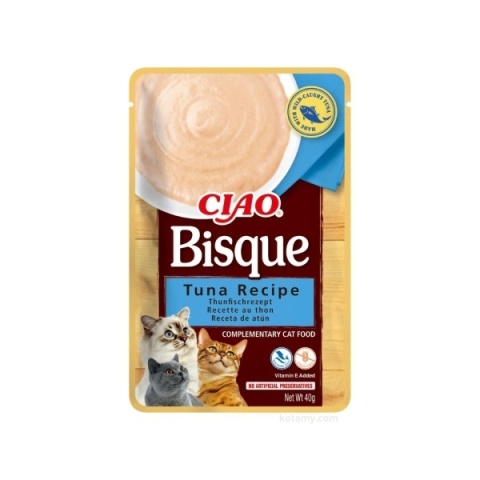 Inaba Ciao Bisque Box Mix smaków 10 sztuk- zupka potrawka w sosie dla kota 400g