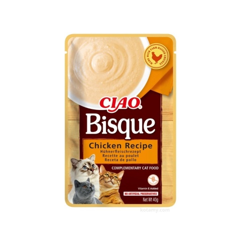 Inaba Ciao Bisque Box Mix smaków 10 sztuki- zupka potrawka w sosie dla kota 400g