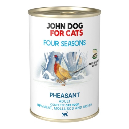 John Dog for Cats Monobiałkowa karma mokra dla kota Bażant Four Seasons