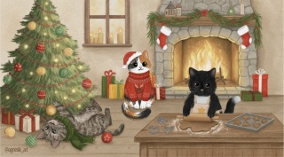 Kocia wizytówka - Grudzień - Gratis