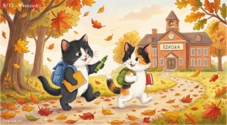 Kocia wizytówka - Wrzesień - Gratis