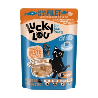 Lucky Lou Extrafood Makrela i dorada w bulionie saszetka 70g