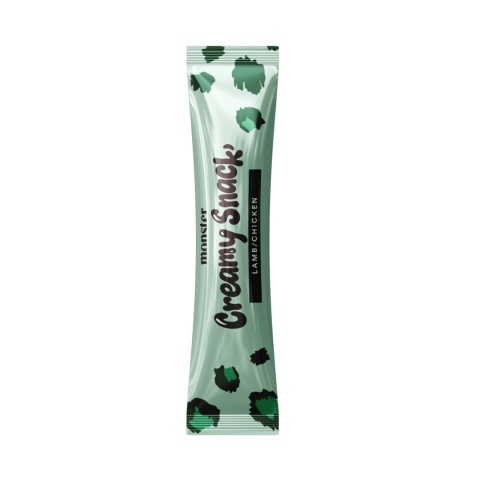 Monster Cat Creamy Snack - Kremowa przekąska z jagnięciną i kurczakiem 6x15g