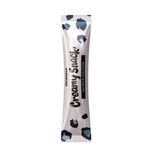 Monster Cat Creamy Snack - Kremowa przekąska z łososiem i kurczakiem 6x15g