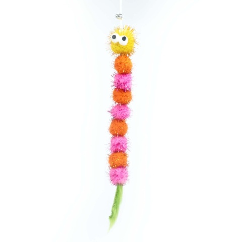 BUBA Wędka dla kota z gąsienicą