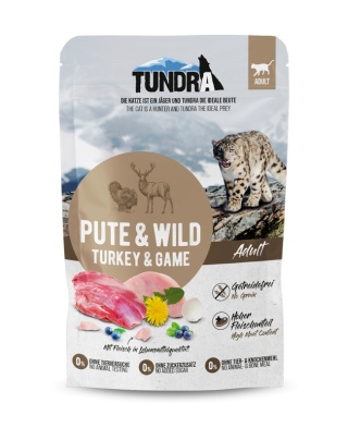 TUNDRA Indyk i jeleń - saszetka 85g karma dla kota
