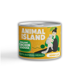 Animal Island Karma mokra dla kota kurczakiem i gęś 200g