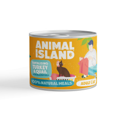 Animal Island Karma mokra dla kota z Indykiem i Przepiórką 200g