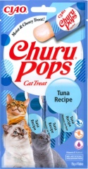 INABA CHURU Pops przysmaki dla kota z tuńczykiem galaretka 4x15g