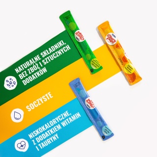 INABA CHURU Pops przysmaki dla kota tuńczyk z kurczakiem galaretka 4x15g