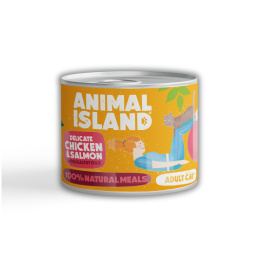 Animal Island Karma mokra dla kota z kurczakiem i łososiem 200g