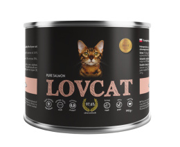 Lovcat Kompletna karma dla kota Łosoś, 190g