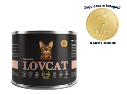 Lovcat Kompletna karma dla kota Łosoś, 190g