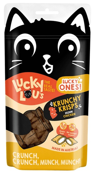 Lucky Ones Krunchy Krisps Kurczak - przysmak dla kota 60g