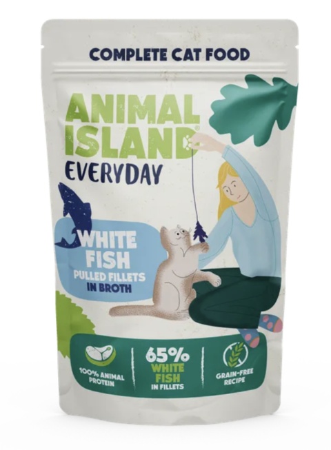 Świąteczna Edycja Limitowana Animal Island 48x85g + 2 GRATIS saszetki MIX Wołowina Kurczak Indyk i Biała ryba