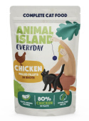 Animal Island 40x85g saszetki MIX wołowina kurczak indyk i biała ryba