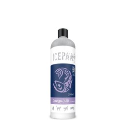 ICEPAW Omega-3 olej z sardeli i sardynek dla kotów 250 ml