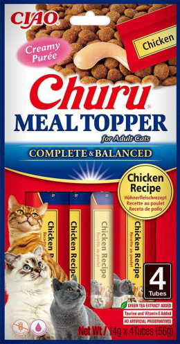 INABA CHURU Meal Topper dosmaczacz dla kotów kurczak 4x14g