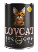 Lovcat Monoprotinowy Zestaw 5 smaków, puszki 4x400g, 1x375g