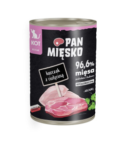 Pan Mięsko Karma moka dla kota Kurczak z cielęciną 400g