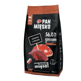 Pan Mięsko Wołowina z jeleniem M - karma sucha dla kota 1,6 kg