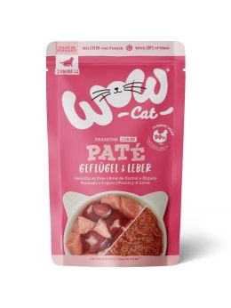 WOW CAT Junior Geflugel Leber - drób z wątróbką dla kociąt (125g)