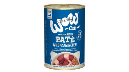 WOW CAT Senior Wild Kaninchen - dziczyzna z królikiem dla kota seniora (400g)
