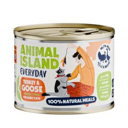 Zestaw 9 SZTUK Animal Island królik z indykiem, indyk z jagnięciną, indyk z gęsią 9x200g