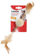 Camon Cat Toy Matatabi Kij z piłką jutową 30 cm