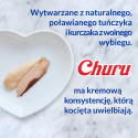 Inaba Cat Churu Hairball Tuna -przysmaki odkłaczające tuńczyk - 4x14g (56g)