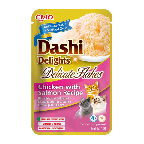 Inaba Dashi Delights Flakes Kurczak Łosoś 40 g