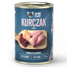 Karma mokra premium Jane Cat Kurczak i łosoś 400g