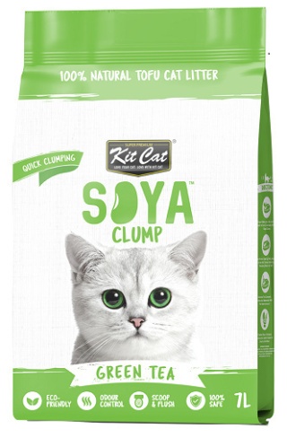 Kit Cat Soya Zielona Herbata- eko żwirek sojowy 2,5kg