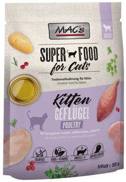 MAC's Kitten - karma sucha z Drobiem 300g