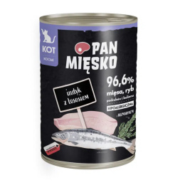 Pan Mięsko Karma Mokra Indyk Z Łososiem 400g