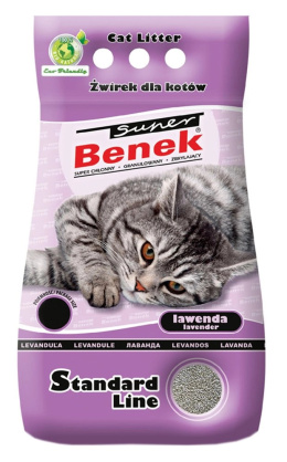 Benek Żwirek Super Compact - żwirek bentonitowy lawenda 5 L