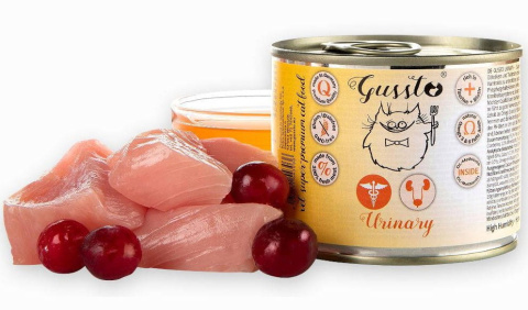 Gussto Vet Urinary- zdrowe nerki Mokra karma specjalistyczna 200g Gussto Vet Urinary- zdrowe nerki Mokra karma specjalistyczna 200g