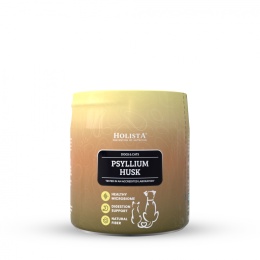 Holista babka płesznik - proszek 100g wspomaga pracę przewodu pokarmowego, pomocny w regulacji perystaltyki jelit