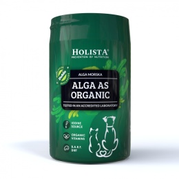 Holista Alga Organiczna - 250 g proszek dla kotów z dentystycznymi problemami i nieprzyjemnym oddechem