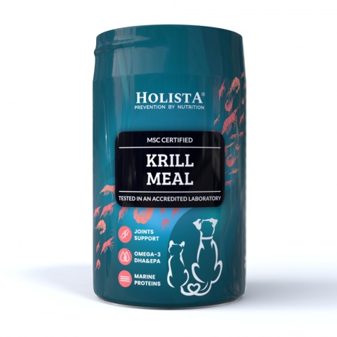Holista Krill Meal (Kryl) 100g - wsparcie odporności, chrona stawów, smaczny dodatek do posiłków