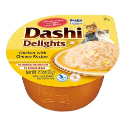 INABA CAT Dashi Delights Kurczak z serem 70 g zupka