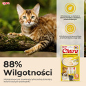 INABA CHURU Kremowe przysmaki dla kotów kurczaka z serem 4x14g