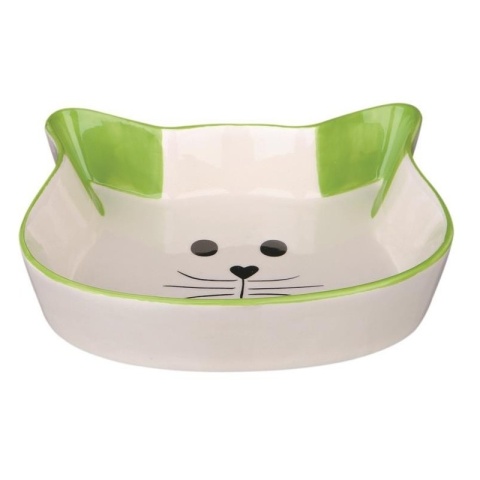 Miseczka ceramiczna w kształcie głowy kota 0,25L 12cm różne kolory