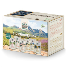 WILDES LAND CAT BIO Box - zestaw saszetek karm bio (6x85g)