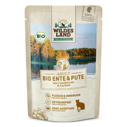 WILDES LAND CAT BIO Box - zestaw saszetek karm bio (6x85g)