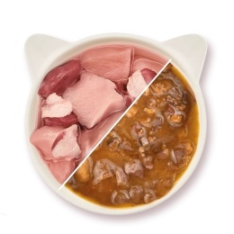 WOW CAT Filets Ente Huhn in sauce - kawałki kaczki i kurczaka w sosie (85g)